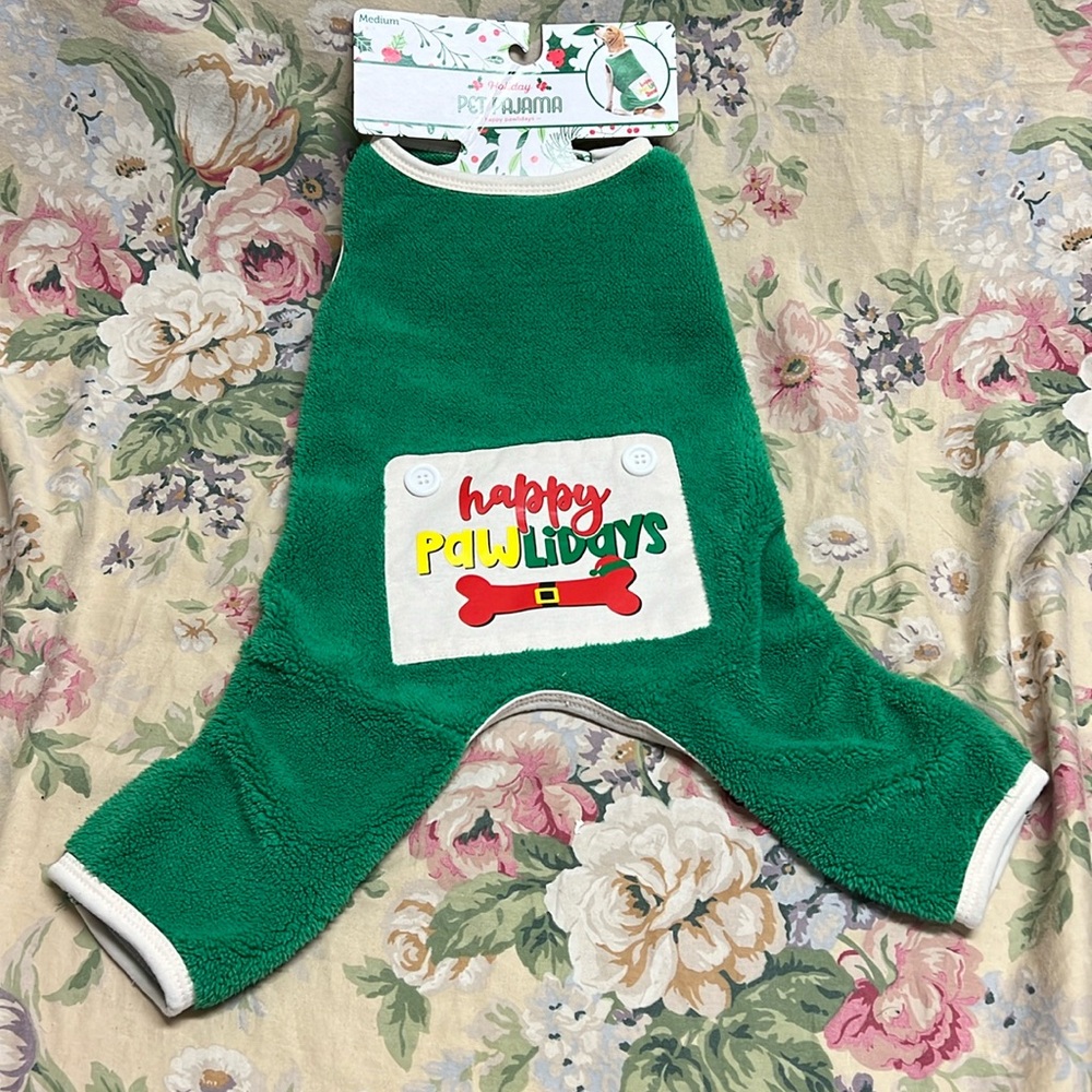 Holiday pet pajamas